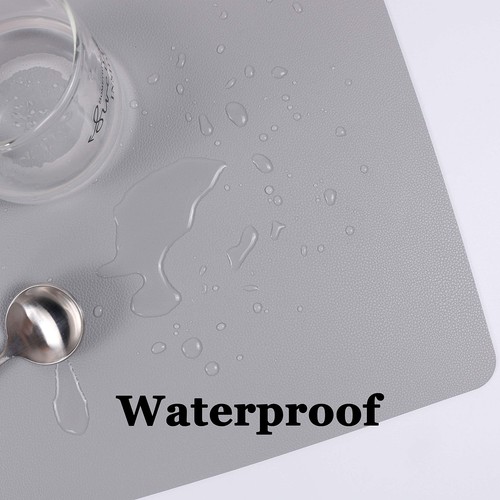 Wipeable Placemats Leather Table Mats Waterproof Heat-Resistant Easy to Clean... - Picture 4 of 7