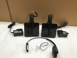 Lot of 2 Plantronics CS540 Wireless Headset System + Power