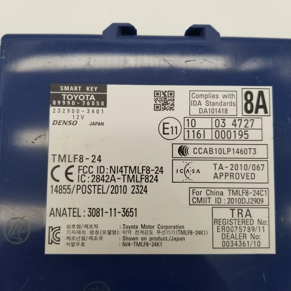 Módulo de controle de entrada sem chave Lexus Ct200h 2014 2015 2016 89990-76050 - Imagem 4 de 4