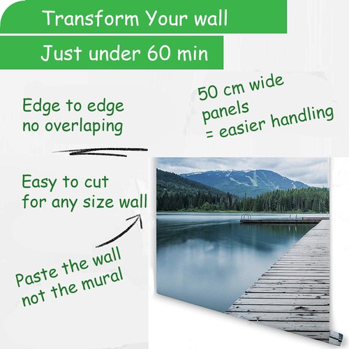 Photo Wall Mural-PALM-(3465)-NON WOVEN-Wallpaper-Jungle Beach Dune Sun Ocean XXL - Picture 3 of 4