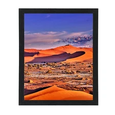 13x17 Black Picture Frames Composite Wood Frame with Plexiglass Horizontal and V