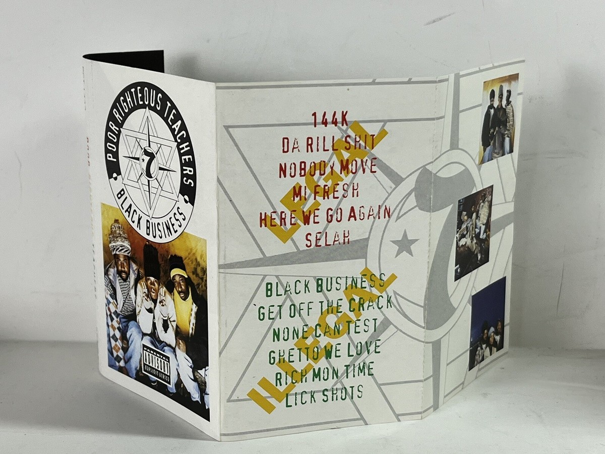Poor Righteous Teachers - Black Business Cassette Tape 15151144343