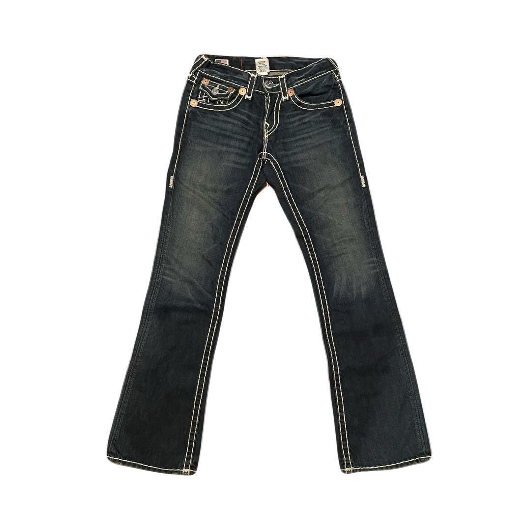True Religion Billy Super T Jeans Thick Stitch Denim Pants True Religion Billy Super T Jeans Thick Stitch Denim Pants