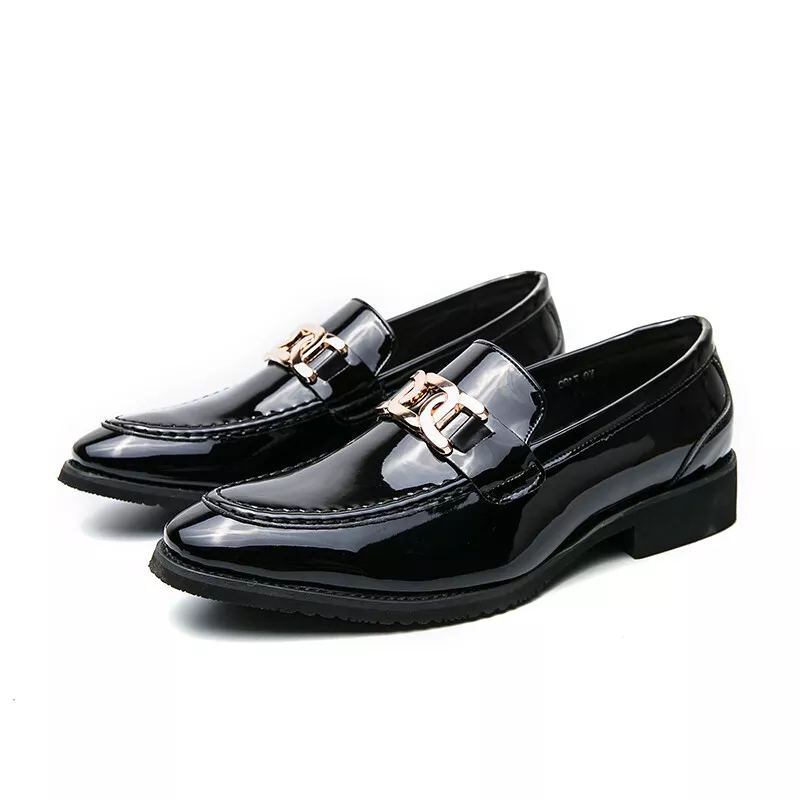 Philippe Vuitton Men Black Loafer Plain