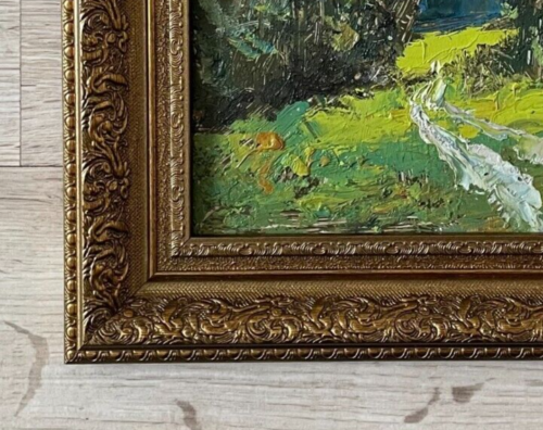 Original antique oil painting - Picture 9 of 10