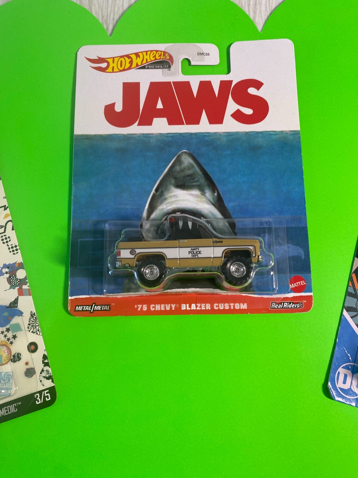 HOT WHEELS PREMIUM Lot Of 3 Cars, JAWS, DC, LED ZEPPELIN, NEW SEALED