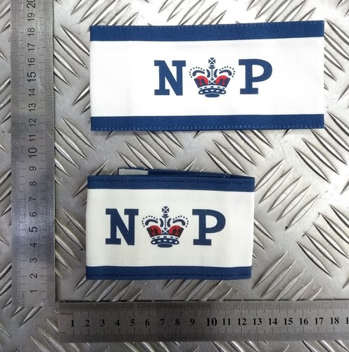 Genuine British Royal Navy Cloth Brassard / Armlet with Naval Patrol "NP" Print - Bild 2 von 6