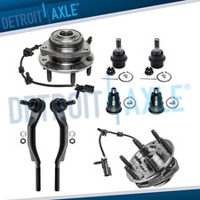 Front Wheel Bearing Hub Ball Joints Kit For 2002-2009 Buick Rainier Chevy Envoy