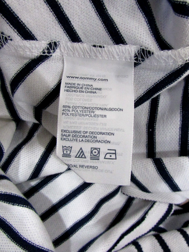 Tommy Hilfiger Girls Dress Size XL (16) Blue/White Stripe Knit NWT - Picture 8 of 10