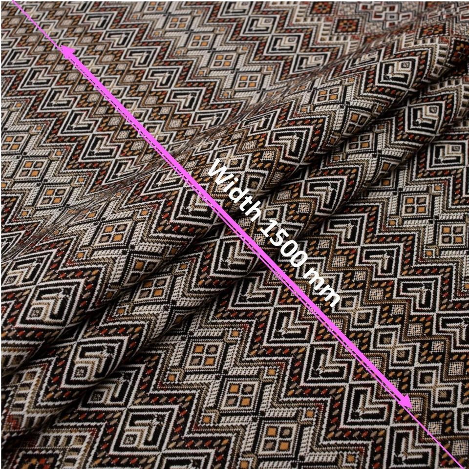 Tela Tejida con Adornos Bordados (Lote 1 m×1,5 m) Foto 2 de 4