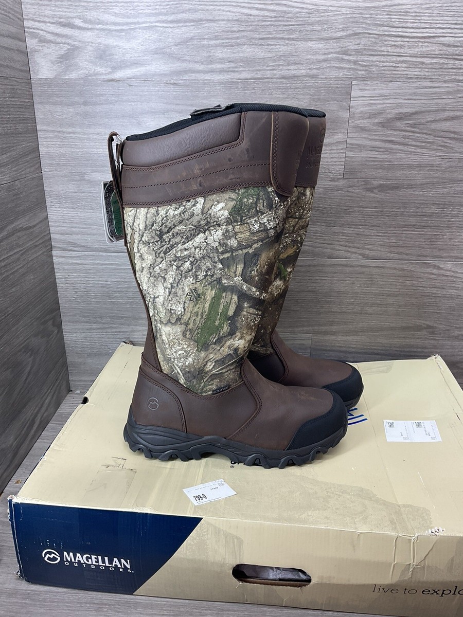 Magellan Outdoors Men's Snake Shield Armor Waterproof Boots Size 11  Medium