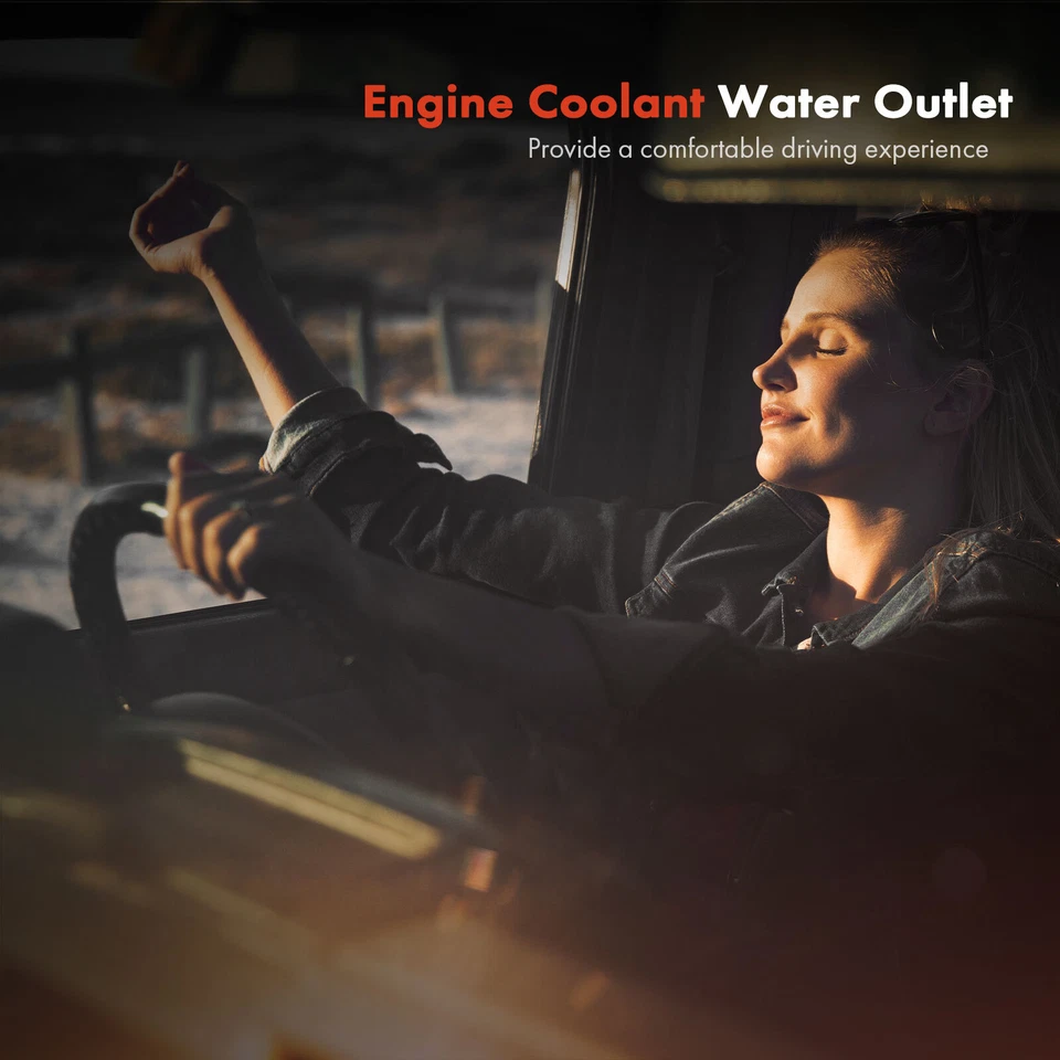 Manguera de tubo de agua de refrigerante del motor para Volkswagen Jetta 2001-2005 Golf Beetle Audi Foto 3 de 4