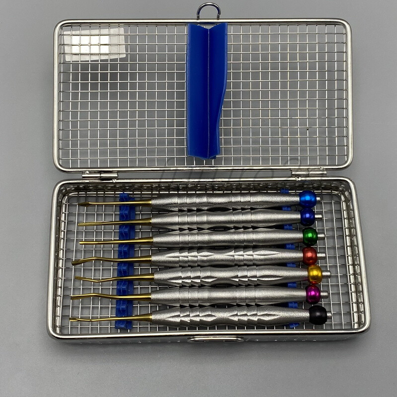 7pcs PDL Proximators Root Elevator Luxating Spade Dental Instruments