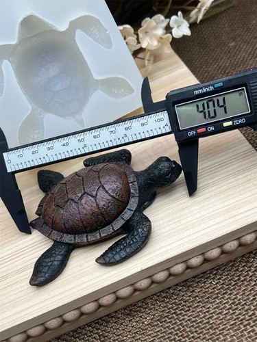 Turtle 3D large silicone mold handmade. - Picture 7 of 10