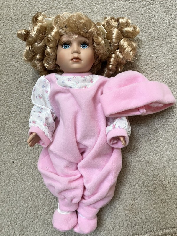 Collectors choice club fine bisque porcelain doll 12 inches