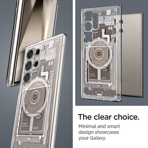 Étui téléphone anneau métallique ultra hybride Spigen | pour Samsung Galaxy S24 Ultra | MagFit - Photo 32 sur 39