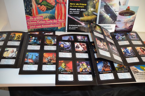 Perry Rhodan - Sammel-Konvolut, Magazine, Sammelkarten, Buttons uvm.