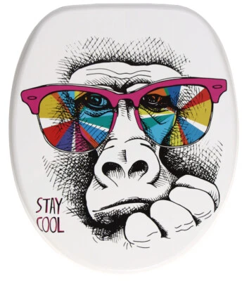 SANILO WC SITZ TOILETTENDECKEL KLODECKEL KLO SITZE DECKEL MIT ABSENKAUTOMATIK STAY COOL