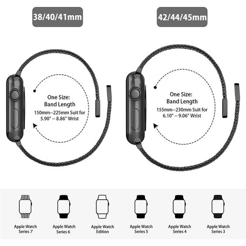 Mesh Stainless Steel Band Strap+Case For Apple Watch Ultra 2 Series 9-1 - Picture 16 of 32