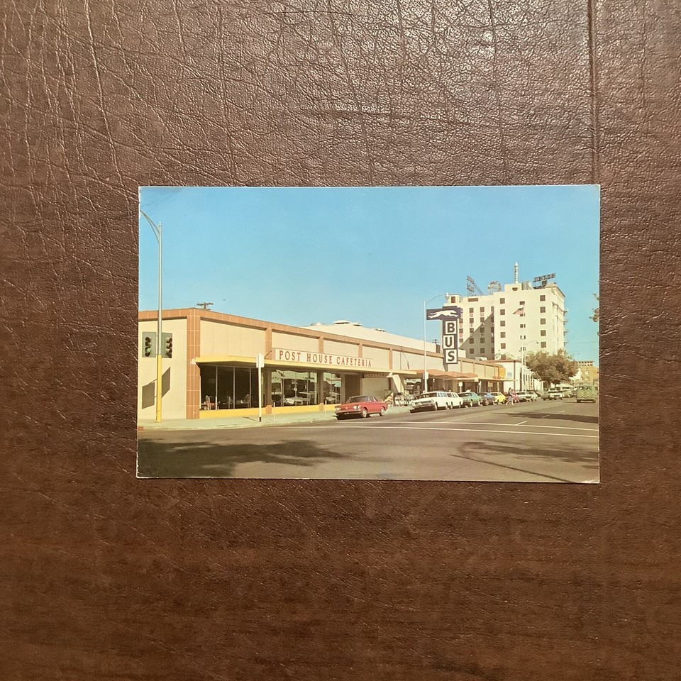 Pacific Greyhound Lines Bus Bakersfield Los Angeles California Vintage