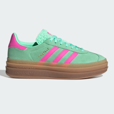 Adidas Women's Gazelle Bold Pulse Mint/Screaming Pink Adidas Women's Gazelle Bold Pulse Mint/Screaming Pink