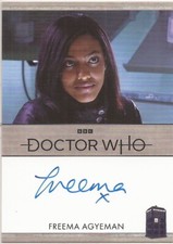 Doctor Who Series 1-4: Freema Agyeman as Martha Jones Bordered Autograph Card