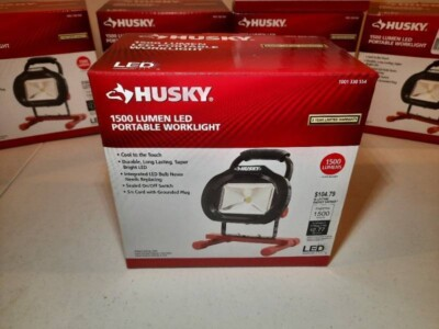 #ad Husky 1500 Lumen LED Portable Work light 1001 330 554 $29.80