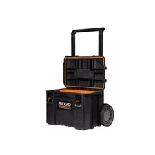 RIDGID 2.0 Pro Gear System 25" All Terrain Rolling Tool Cart Organizer Tool Box
