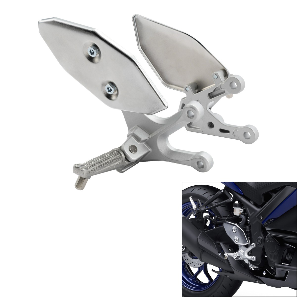 Driver Foot Pegs Bracket Footrest Fit For Yamaha MT03 2016-2025