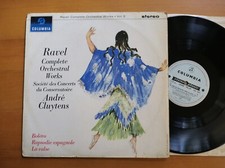 SAX 2477 ED1 Ravel Complete Orchestral Works Vol. 2 Cluytens Columbia 1st B/S