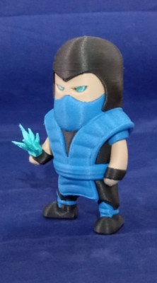 Sub-Zero Miniature Figurine Mini Model Mortal Kombat
