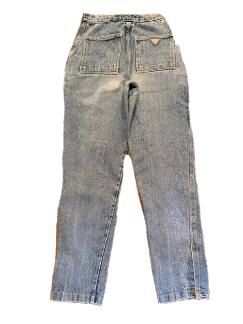 Rare 1980's Vintage Guess Paris Jeans with 6 Pockets Size 7 Tall
