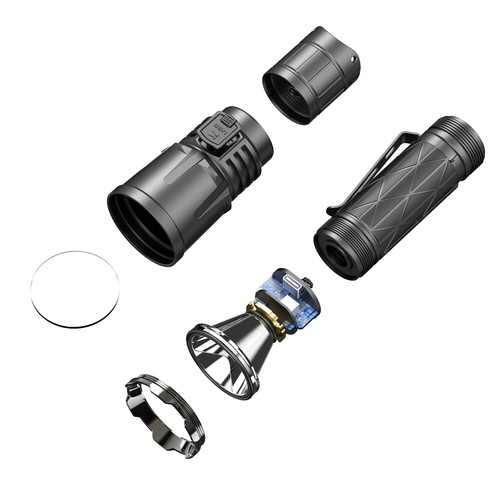 KLARUS XT21X Pro 4400 Lumens LED Torch Rechargeable Advanced Tactical Flashlight - Picture 4 of 21