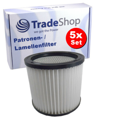 5x Rundfilter Ersatz für Einhell RT-VC 1600 E RT-VC 1630 SM 1100 TE-VC1820