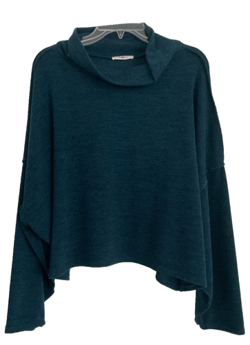 Maglione donna Gee Gee taglia XXL blu/verde manica a pipistrello 179