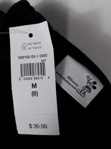 NEW, Childs GAP KIDS DISNEY Mickey Mouse Black Joggers (M – 8) - Picture 3 of 11
