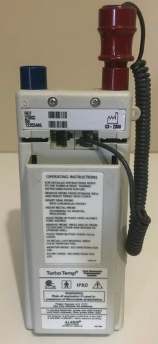 Alaris IVAC Turbo Temp TurboTemp elektronisches Schnellthermometer roter Sondensensor - Bild 7 von 10
