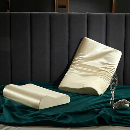 Silk Pillowcase for Latex Memory Foam Contour Pillow Comfortable Pillow Covers - Picture 9 of 18