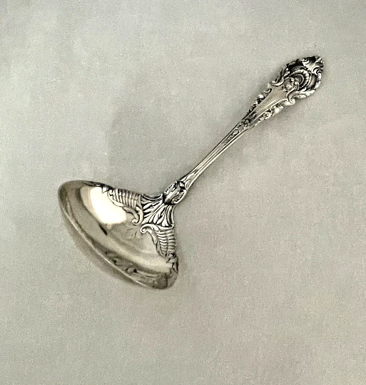 Sir Christopher by Wallace Sterling Gravy Ladle-6 1/4"