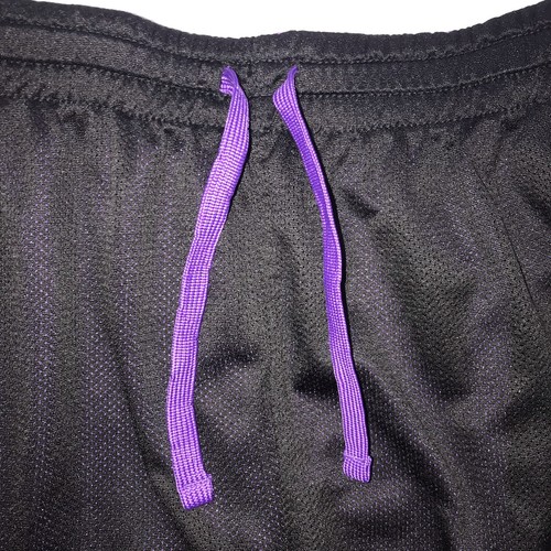 Vintage Starter wendbare große lange schillernde Netzshorts für Herren lila gold Lakers 90er - Bild 9 von 14