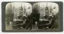 WWI Salonica Front UNDERGROUND TRENCH KITCHEN Stereoview 18829 X_21