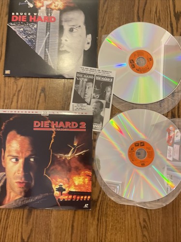Die Hard Trilogy Widescreen THX Laserdisc LD Bruce Willis Excellent Condition - Picture 3 of 10