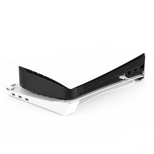 4-Port USB Game Host Rack Storage Horizontal Bracket Charging Stand Base for PS5 - Picture 9 of 11