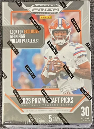 2023 Panini Prizm Draft Picks Football Factory Sealed Hobby Blaster Box 6 Packs