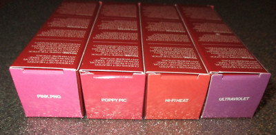 4x Smashbox Hot Stx Blush Stick PINK PNG, ULTRAVIOLET, HI FI HEAT, POPPY NIB