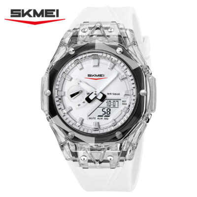 Herrenuhr Elektronisches Uhrwerk Armbanduhr Alarm 2 Zeit Digital Herrenuhr 2411