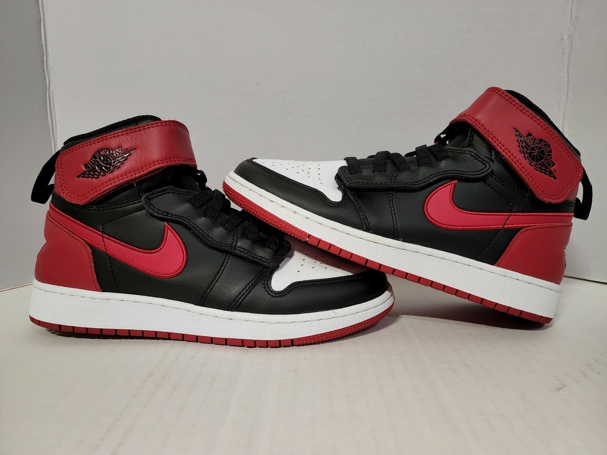 Nike Air Jordan 1 High FlyEase (GS) 'Black Gym Red/ Bred