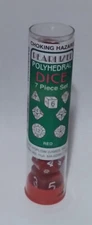 Koplow Games Pearlized 7 Die Tube Red 02977 *NEW*