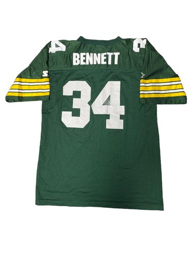 Vintage Green Bay Packers NFL Edgar Bennett Jersey Men’s L/XL Starter USA Made - Picture 2 of 9