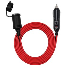 Cigarette Lighter Extension Cord - 6ft 12V Car Extension Cord, Male Plug to F...